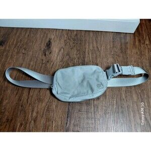 Lululemon Belt Bag Fanny Pack  Hand Free Wallet Light Gray